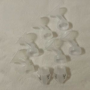 Spectra and Maymom- Flanges and Breast Milk Storage Bag Adaptors